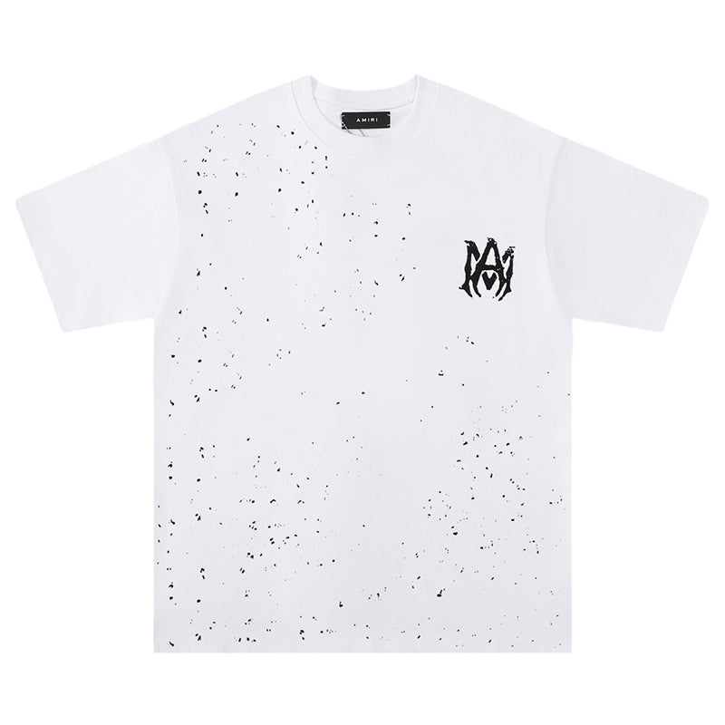 AMRI Ink-Splash Print T-Shirt